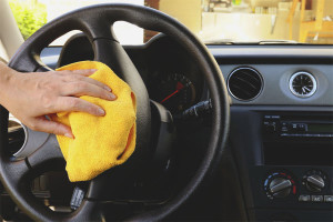 How to clean a car interior