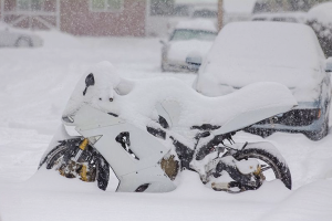 How to store a motorcycle in winter