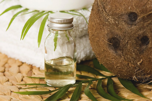 Olio per capelli al cocco