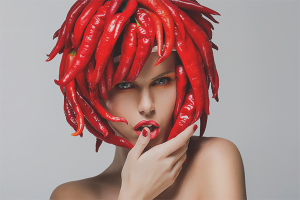 Poivron rouge pour les cheveux