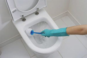 How to remove limescale in the toilet