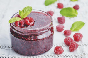 Confiture de framboises pendant la grossesse