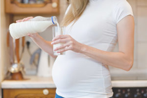 Milk during pregnancy