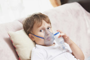 Can children do inhalation at a temperature