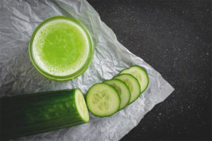 Cucumber face juice