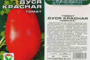 Tomato Dusya červená