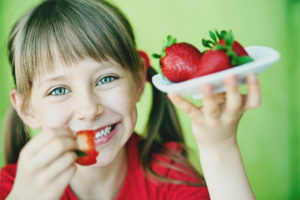 Strawberries for children